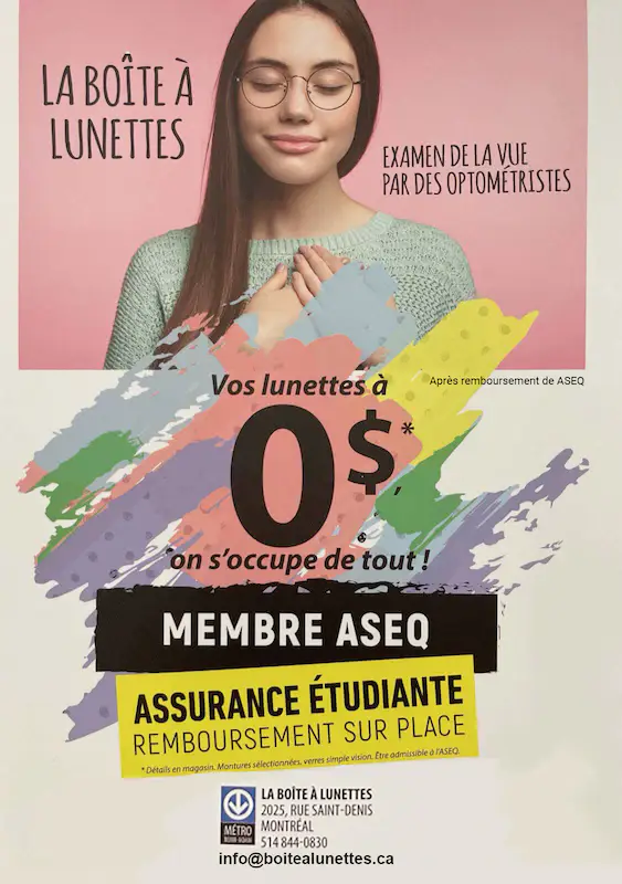 lunettes pas cher Lunettes pas chères à Montréal – montures tendance et abordables offertes par La Boîte à Lunettes pour étudiants et jeunes professionnels.
